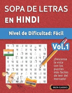 Sopa de Letras En Hindi - Nivel de Dificultad - Delta Classics