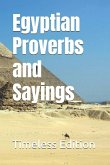 Egyptian Proverbs and Sayings