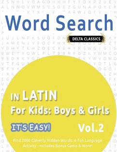 Cover WORD SEARCH IN LATIN FOR KIDS