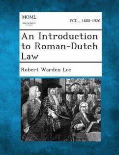 Cover An Introduction to Roman-Dutch Law