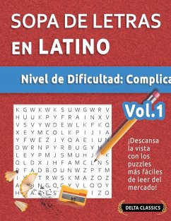 Cover SOPA DE LETRAS EN LATINO - NIVEL DE DIFICULTAD