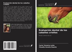 Cover Evaluación dental de los caballos criollos