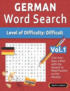Cover GERMAN WORD SEARCH - LEVEL OF DIFFICULTY