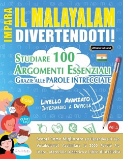Cover IMPARA IL MALAYALAM DIVERTENDOTI! - LIVELLO AVANZATO