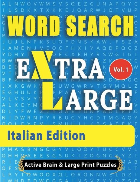 WORD SEARCH - Italian Edition