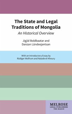 Cover The State and Legal Traditions of Mongolia