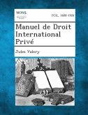 Manuel de Droit International Privé