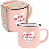 XL-Becher in Emailleoptik mit Motivdruck 'Liebste Mama der Welt' XL-Becher in Emailleoptik mit Motivdruck 'Liebste Mama der Welt'