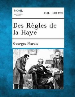 Cover Des Règles de la Haye