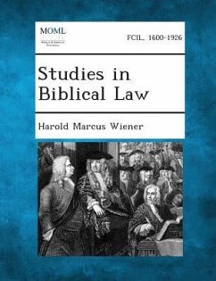 Cover Studies in Biblical Law
