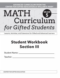 Math Curriculum for Gifted Students - Clg Of William And Mary/Ctr Gift Ed; McKowen Patti Jess, Margaret