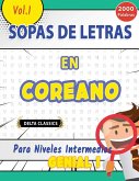 SOPA DE LETRAS EN EL COREANO PARA NIVELES INTERMEDIOS - GENIAL! VOL.1 - DELTA CLASSICS