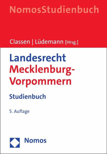 Landesrecht Mecklenburg-Vorpommern (eBook, PDF) Landesrecht Mecklenburg-Vorpommern (eBook, PDF)