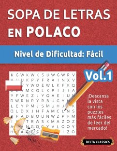 SOPA DE LETRAS EN POLACO - NIVEL DE DIFICULTAD Cover SOPA DE LETRAS EN POLACO - NIVEL DE DIFICULTAD