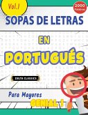 SOPA DE LETRAS EN PORTUGUÉS PARA MAYORES - GENIAL! VOL.1 - DELTA CLASSICS