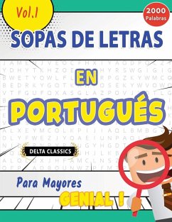 SOPA DE LETRAS EN PORTUGUÉS PARA MAYORES - GENIAL! VOL.1 - DELTA CLASSICS - Delta Classics