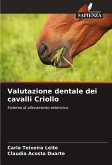 Valutazione dentale dei cavalli Criollo Valutazione dentale dei cavalli Criollo