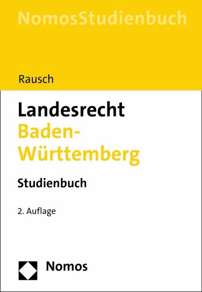 Landesrecht Baden-Württemberg (eBook, PDF) Landesrecht Baden-Württemberg (eBook, PDF)