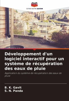Cover Développement d'un logiciel interactif pour un système de récupération des eaux de pluie