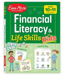 Cover Financial Literacy and Life Skills for Kids, Age 10 - 11 Workbook
