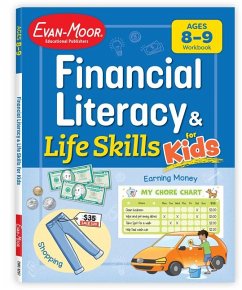 Cover Financial Literacy and Life Skills for Kids, Age 8 - 9 Workbook