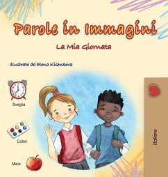 Cover Words in Pictures - My Day (Italian Children's Book)