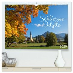 Schliersee-Idylle (hochwertiger Premium Wandkalender 2026 DIN A2 quer), Kunstdruck in Hochglanz