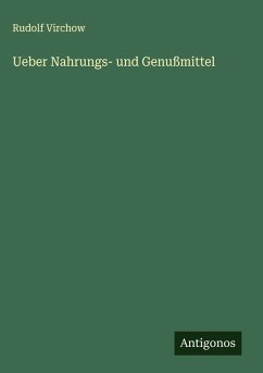 Cover Ueber Nahrungs- und Genußmittel