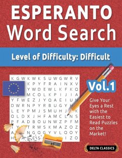 Cover ESPERANTO WORD SEARCH - LEVEL OF DIFFICULTY