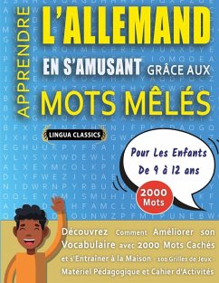 MOTS MÊLÉS GROS CARACTÈRES POUR ADULTES EN ALLEMAND - ÉDITIONS JEUX DELTA - Un Cahier de Jeux avec 2000 Mots Cachés Géants en GRAND FORMAT - Mots Barrés pour Adultes et Seniors - 100 Grilles Amusantes Tous Niveaux - Livre d'Activité - Éditions Jeux Delta