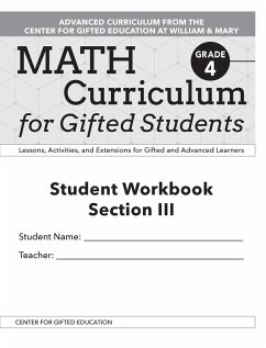 Math Curriculum for Gifted Students - Clg Of William And Mary/Ctr Gift Ed; Bryan Talbot, Molly