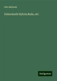 Uebermuth Hybris.Rede, etc Uebermuth Hybris.Rede, etc
