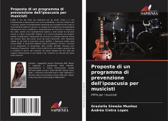 Proposta di un programma di prevenzione dell'ipoacusia per musicisti - Simeão Munhoz, Graziella;Cintra Lopes, Andréa