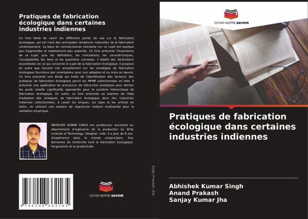 Pratiques de fabrication écologique dans certaines industries indiennes Pratiques de fabrication écologique dans certaines industries indiennes