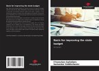 Basis for improving the state budget