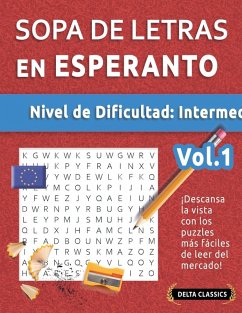 Cover SOPA DE LETRAS EN ESPERANTO - NIVEL DE DIFICULTAD