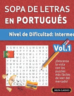Cover SOPA DE LETRAS EN PORTUGUÉS - NIVEL DE DIFICULTAD