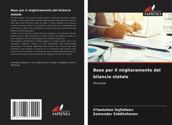 Base per il miglioramento del bilancio statale Base per il miglioramento del bilancio statale