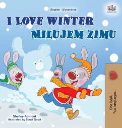 Cover I Love Winter (English Slovak Bilingual Children's Book)