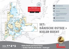 Cover Sportbootkarten Satz 1, 4 und 5 Set: Dänische Ostsee und Kieler Bucht (Ausgabe 2025)