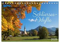 Schliersee-Idylle (Tischkalender 2026 DIN A5 quer), CALVENDO Monatskalender Schliersee-Idylle (Tischkalender 2026 DIN A5 quer), CALVENDO Monatskalender
