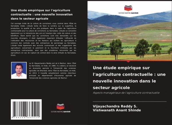 Une étude empirique sur l'agriculture contractuelle : une nouvelle innovation dans le secteur agricole Une étude empirique sur l'agriculture contractuelle : une nouvelle innovation dans le secteur agricole