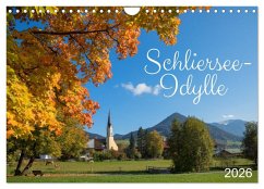 Schliersee-Idylle (Wandkalender 2026 DIN A4 quer), CALVENDO Monatskalender