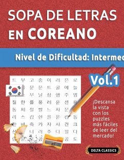 Cover SOPA DE LETRAS EN COREANO - NIVEL DE DIFICULTAD