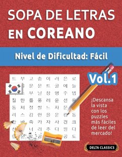 Cover SOPA DE LETRAS EN COREANO - NIVEL DE DIFICULTAD