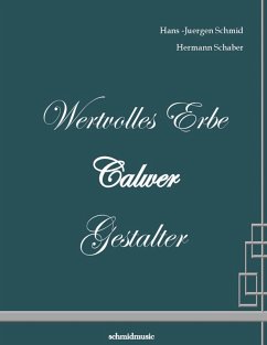 Cover Wertvolles Erbe, Calwer Gestalter