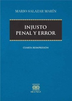 Cover Injusto penal y error (eBook, PDF)