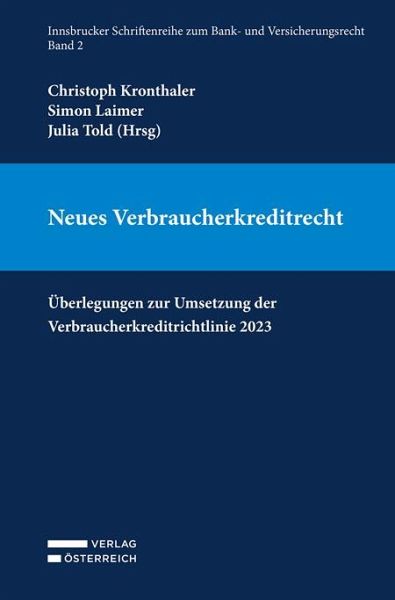 Neues Verbraucherkreditrecht Neues Verbraucherkreditrecht