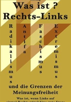 Cover Was ist Rechts-Links I Radikalismus und Extremismus I Antifa, Faschismus und die Grenzen der Meinungsfre