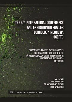 Cover The 4th International Conference and Exhibition on Powder Technology Indonesia (ICePTi) (eBook, PDF)